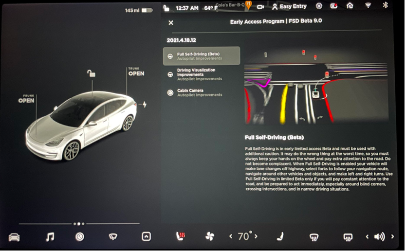Tesla tests the new version of FSD, and the visualization is fully enhanced